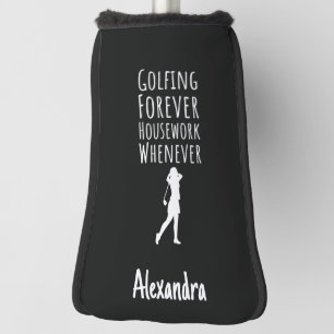 Persoonlijke Grappige Golfer Cadeaus Voor Haar Vro Golfheadcover
