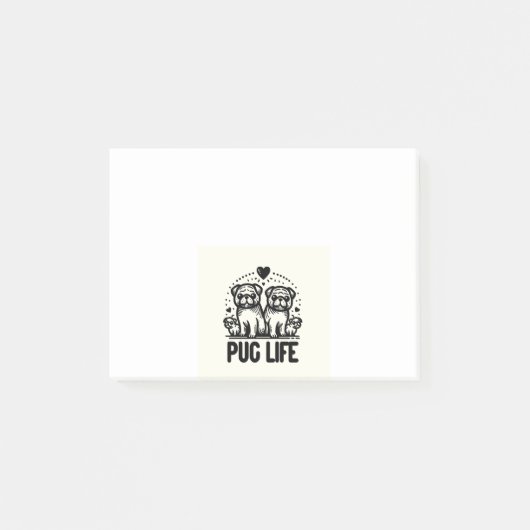 Persoonlijke grappige hondentekening post-it® notes (Voorkant)