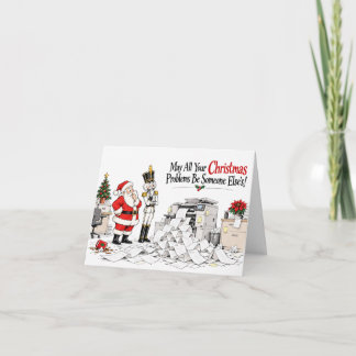 Persoonlijke Grappige Kantoor Kerst Bedankkaart