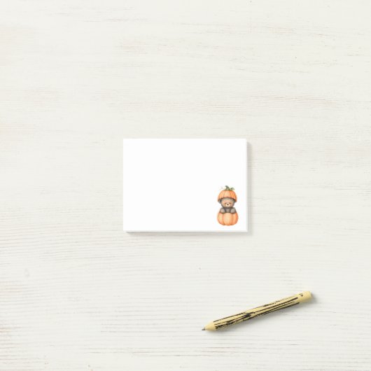 Persoonlijke Grappige Kat Cartoon Notities Post-it® Notes (Op bureau)