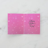 Persoonlijke Grappige Kat Foto Moederdag Kaart (Binnen)