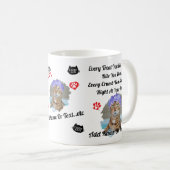 Persoonlijke grappige kattenmok voor kattenliefheb koffiemok (Voorkant rechts)