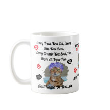 Persoonlijke grappige kattenmok voor kattenliefheb