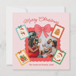 Persoonlijke Grappige Kerst Foto Collage  Feestdagenkaart