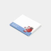 Persoonlijke Grappige Kerstman met Cadeaus Post-it® Notes (Schuin)