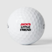 Persoonlijke Grappige Kleine Vriend Golfballen (Voorkant)