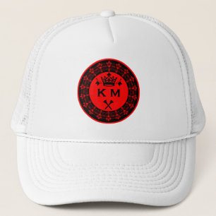 Persoonlijke Grappige Koninklijke Golfbal Trucker Pet