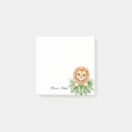 Persoonlijke Grappige Leeuw Jungle Bladeren Memo B Post-it® Notes