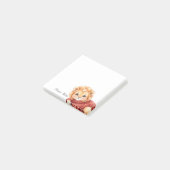 Persoonlijke Grappige Leeuwentrui Post-Its Post-it® Notes (Schuin)