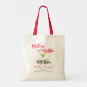 Persoonlijke Grappige Martinis en Mistsprankel Tote Bag (Achterkant)