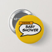Persoonlijke Grappige Moderne Babyborrel Ronde Button 5,7 Cm (Voorkant /achterkant)