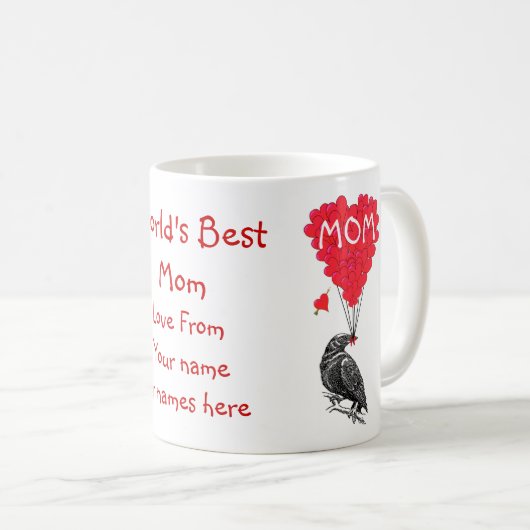 Persoonlijke grappige moederdag koffiemok (Voorkant rechts)