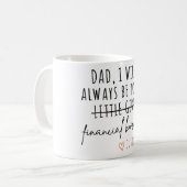 Persoonlijke Grappige Mok voor Papa (Voorkant links)