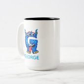 Persoonlijke grappige monsters mok voor kinderen,  (Voorkant links)