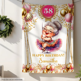 Persoonlijke Grappige Oma Deken Verjaardag Cadeau