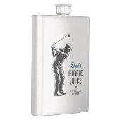 Persoonlijke Grappige Papa's Birdie Juice Golf Flacon (Rechts)