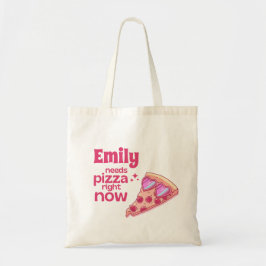 Persoonlijke Grappige Pizza Liefde Cadeautas Tas