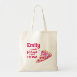 Persoonlijke Grappige Pizza Liefde Cadeautas Tas