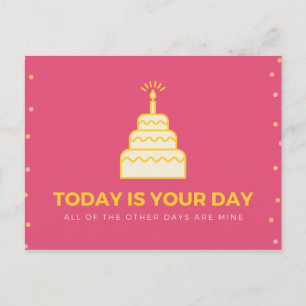 Persoonlijke - Grappige Quote Cake Briefkaart