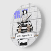 Persoonlijke grappige sjabloon van Convict Grote Klok (Hoek)