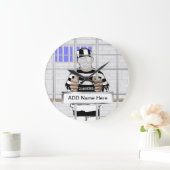 Persoonlijke grappige sjabloon van Convict Grote Klok (Huis)