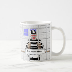 Persoonlijke grappige sjabloon van Convict Koffiemok