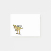 Persoonlijke grappige T-REX Dinosaur Post-it® Notes (Voorkant)