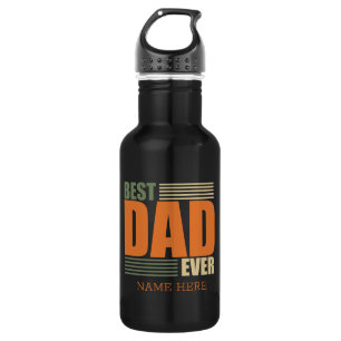 Persoonlijke Grappige Vaderdag Beste Papa Ooit Waterfles