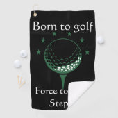 Persoonlijke grappige vaderdag golfhanddoek (Insitu)