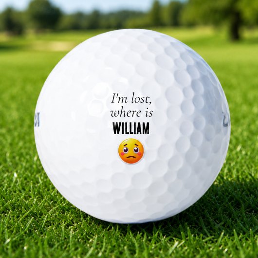 Persoonlijke Grappige Verloren Golfballen