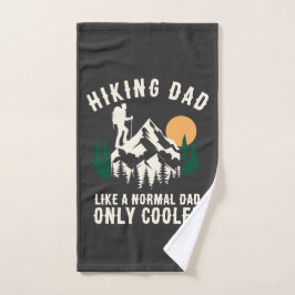 Persoonlijke Grappige Wandelende Papa Alleen Koele Handdoek
