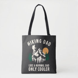 Persoonlijke Grappige Wandelende Papa Alleen Koele Tote Bag