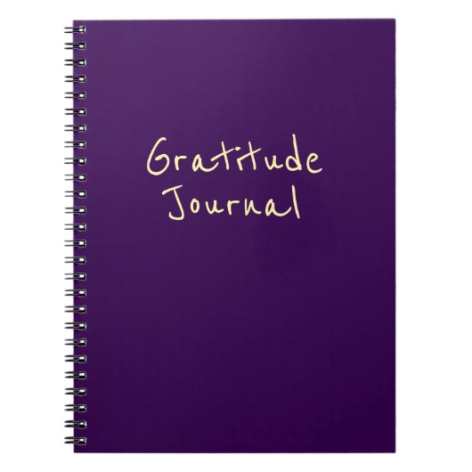 Persoonlijke Gratitude Journal Notitieboek (Voorkant)