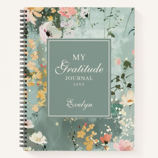 Persoonlijke Gratitude Journal Notitieboek (Voorkant)