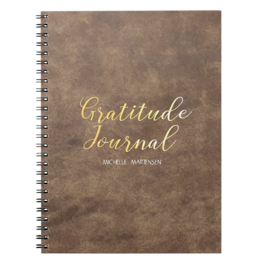 Persoonlijke Gratitude Journal Notitieboek (Voorkant)