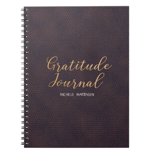 Persoonlijke Gratitude Journal Notitieboek (Voorkant)