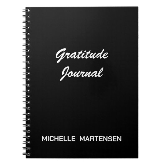 Persoonlijke Gratitude Journal Notitieboek (Voorkant)