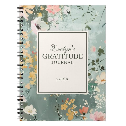 Persoonlijke Gratitude Journal Notitieboek (Voorkant)