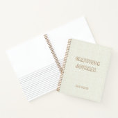 Persoonlijke Gratitude Journal, wit met goud Notitieboek (Binnen)