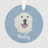 Persoonlijke Great Pyrenees  Ornament (voorkant)