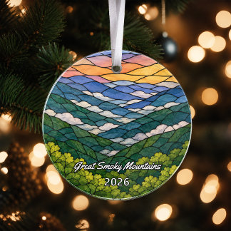 Persoonlijke Great Smoky Mountains Acryl Ornament