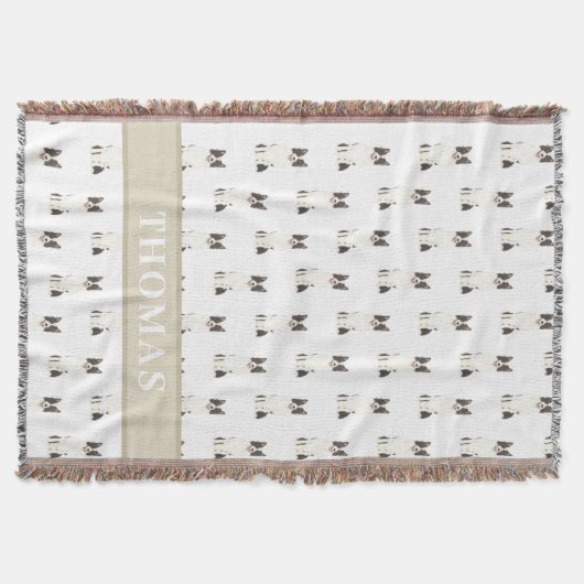 Persoonlijke grenscollie deken (Voorkant)