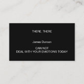 Persoonlijke grenzen! contactkaartje (Voorkant)