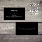 Persoonlijke grenzen! contactkaartje