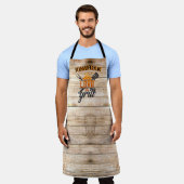 Persoonlijke grill BBQ Schort (Gedragen)