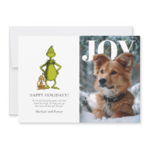 Persoonlijke Grinch & Max foto kerstkaart