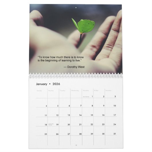 Persoonlijke groei kalender (Jan 2026)