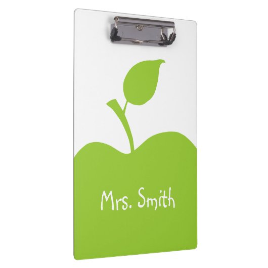 Persoonlijke groene appel klembord (Rechts)