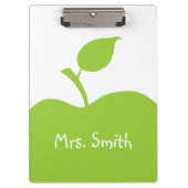 Persoonlijke groene appel klembord (Voorkant)