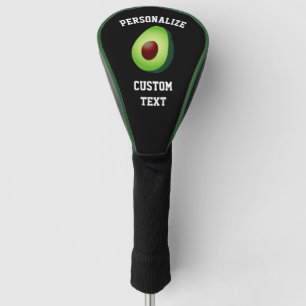Persoonlijke groene avocadokophoes voor golfdriver golfheadcover